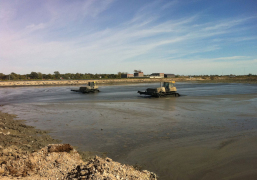 Dozing-Biomass-Into-Sumps-for-Decomissioning