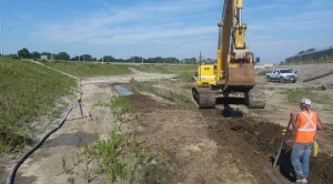 Base Flow Channel Excavation