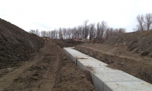 Box Culvert Installation Under Future 401 Parkway