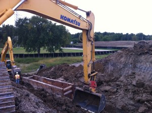 Culvert Installation Under Future 401 Parkway